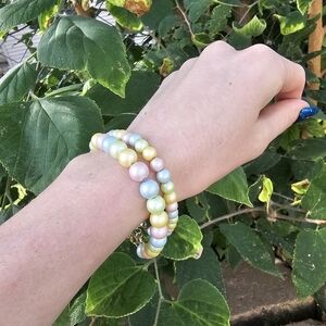 Elegant Multicolor Beaded Bracelet Set